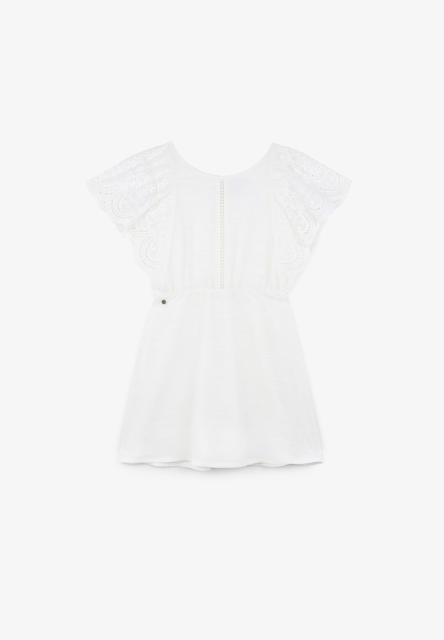 VESTIDO MINI VOLANTES BRODERIE