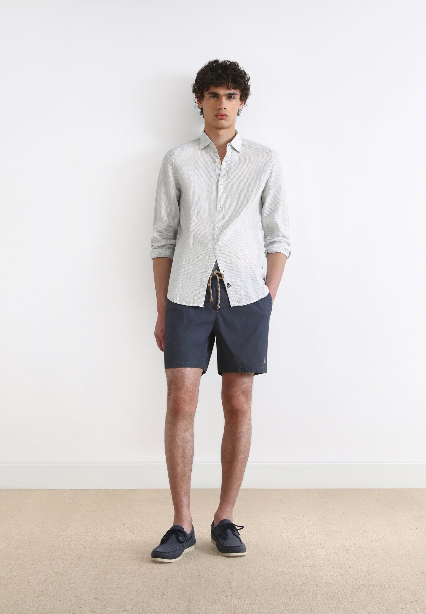 BAÑADOR LAVADO CALAVERA BORDADA