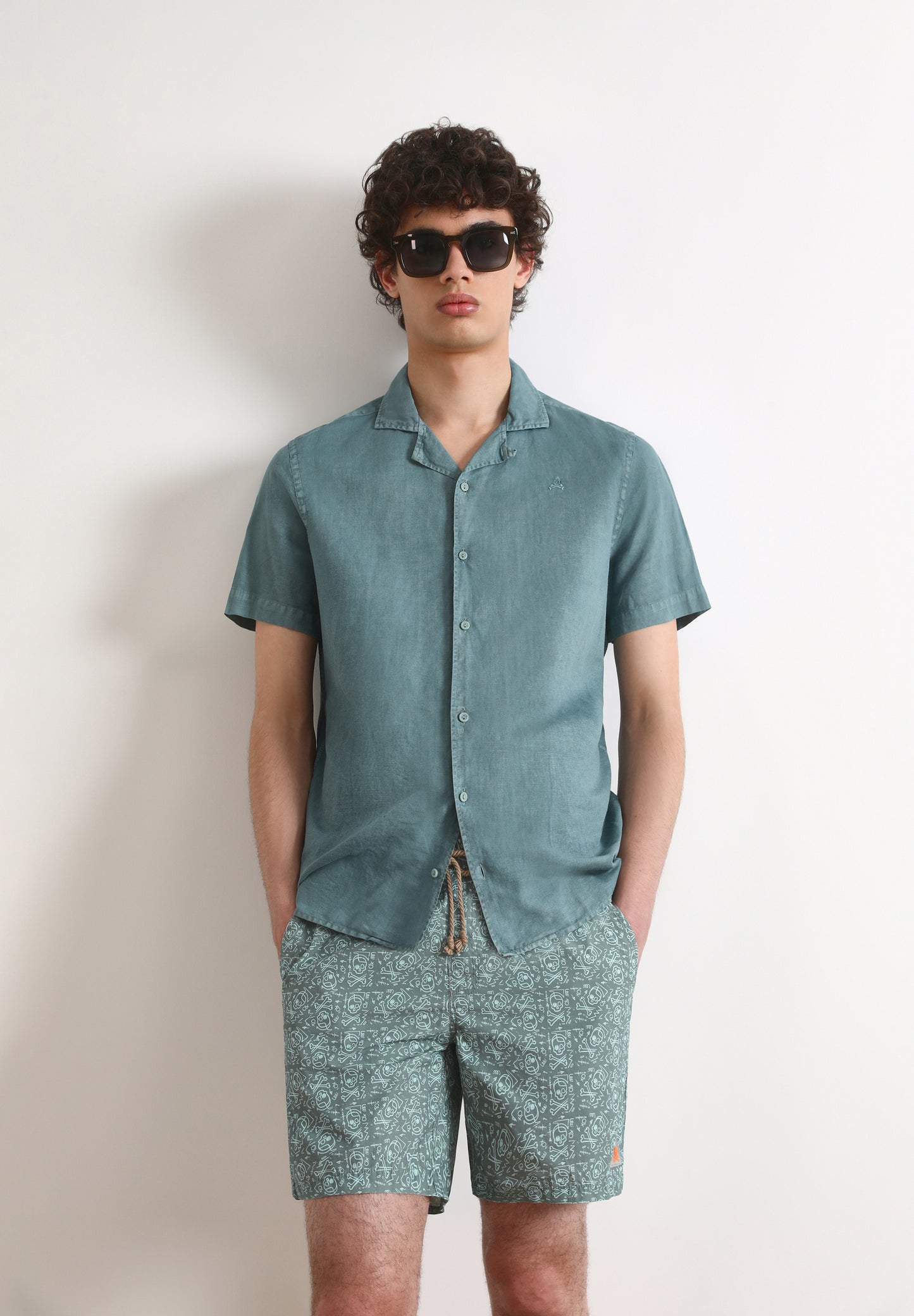 BAÑADOR DIBUJO CALAVERAS