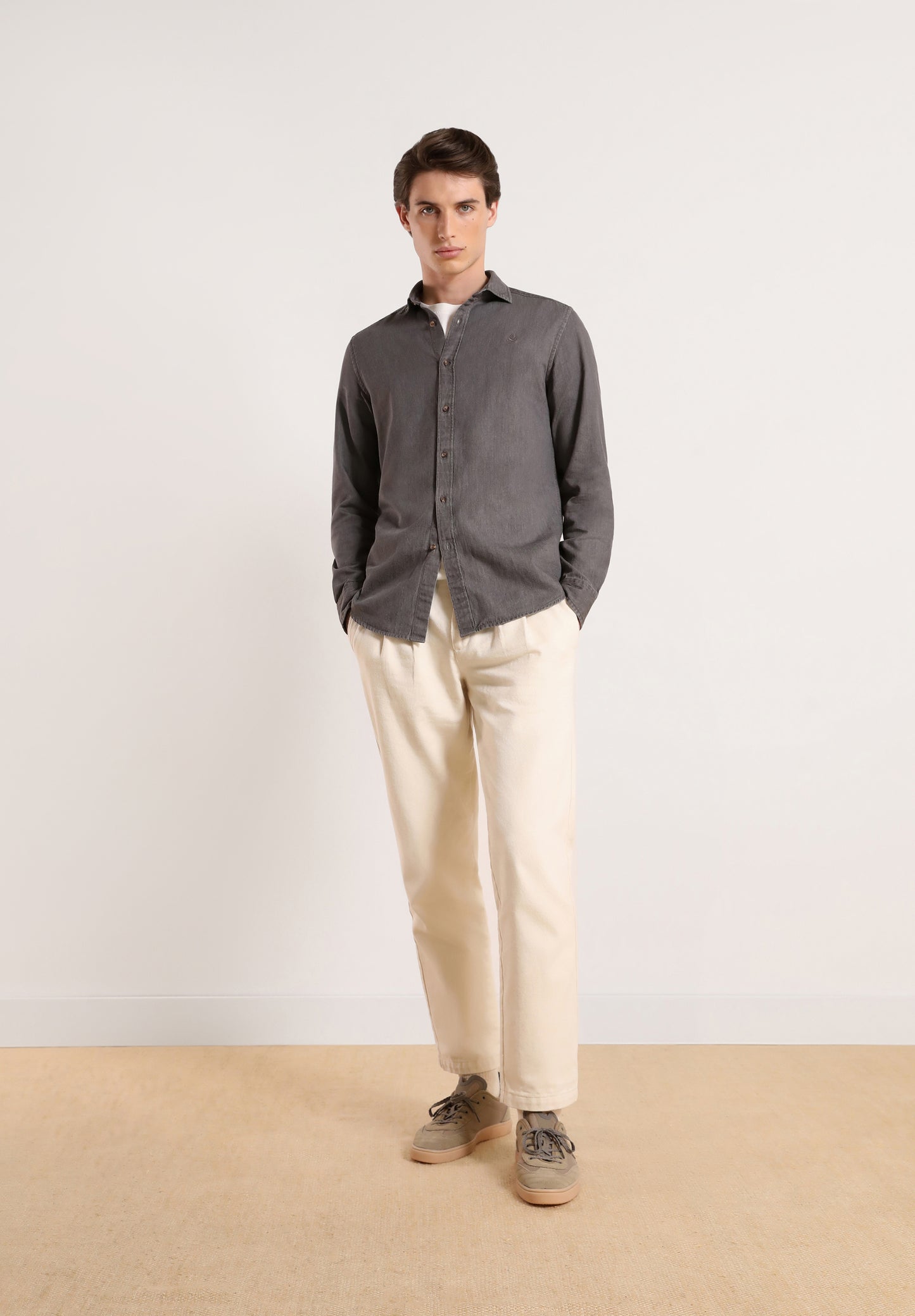 CAMISA DENIM BOTONES