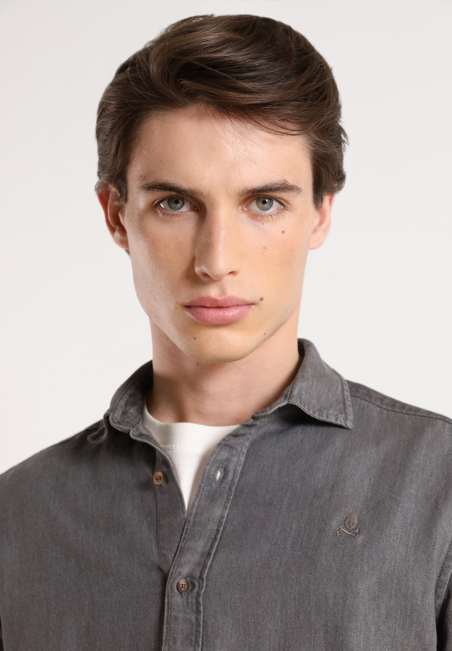 CAMISA DENIM BOTONES