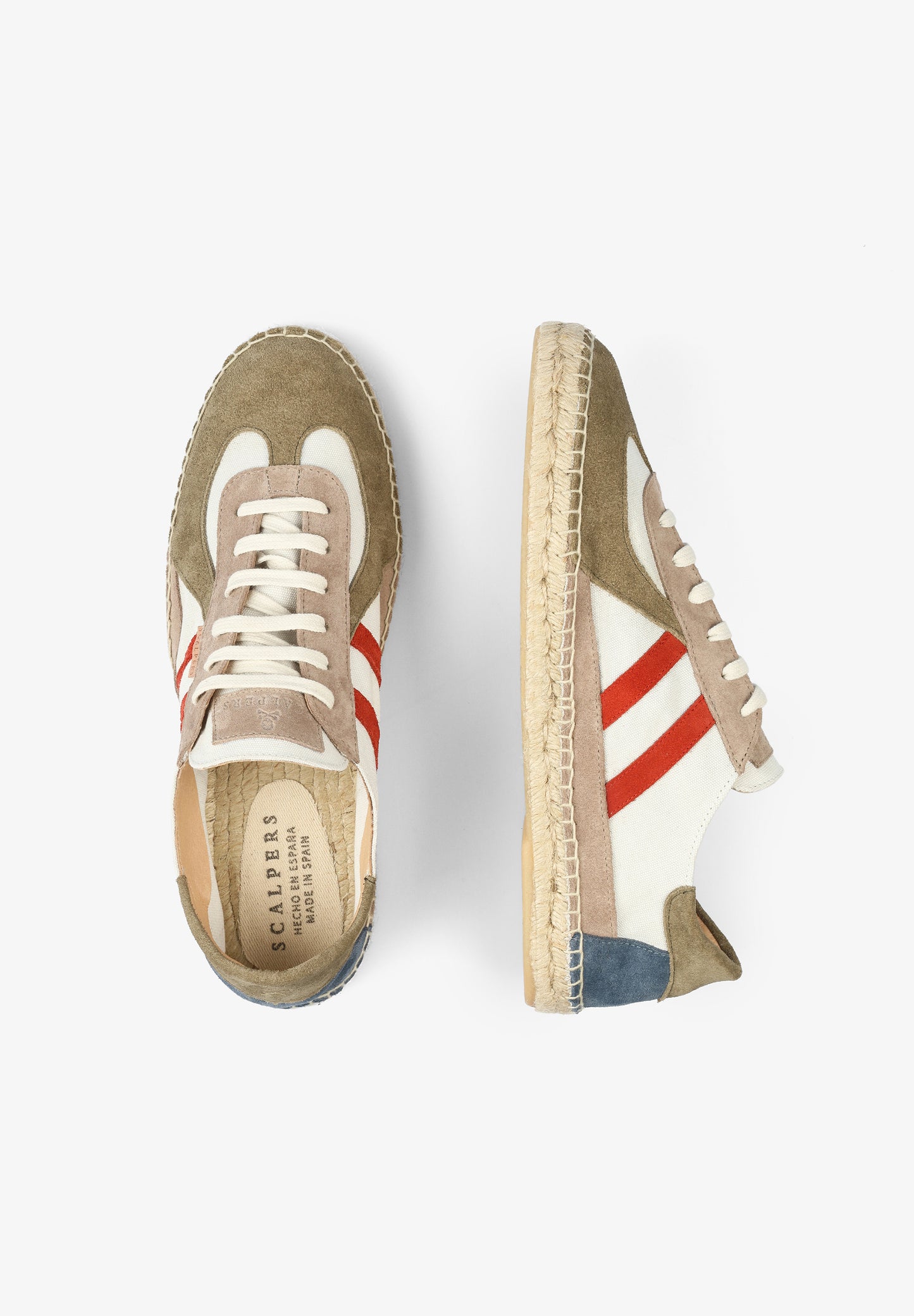 ALPARGATAS CORDONES RAYAS