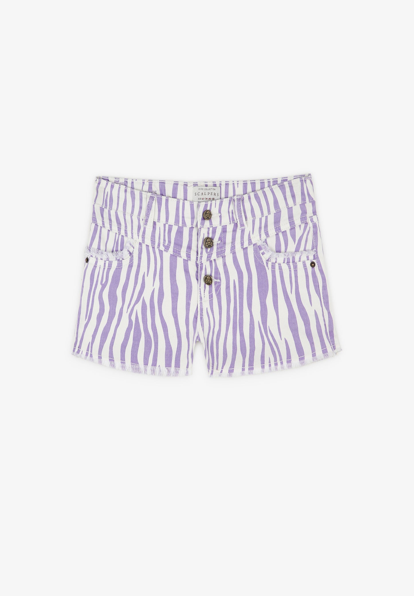 BERMUDA BOTONES ANIMAL PRINT