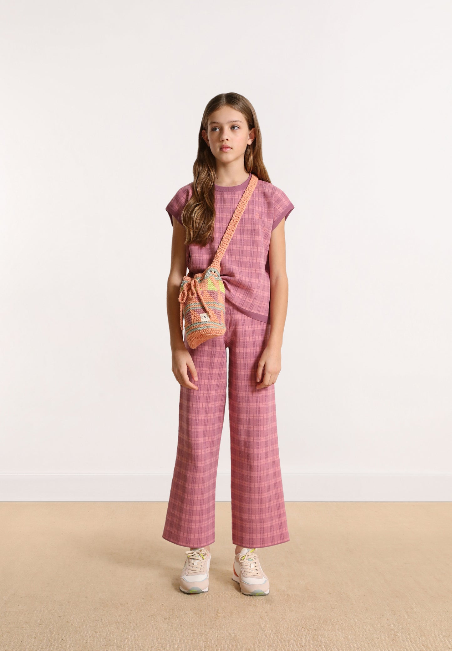 PANTALÓN PUNTO CUADROS