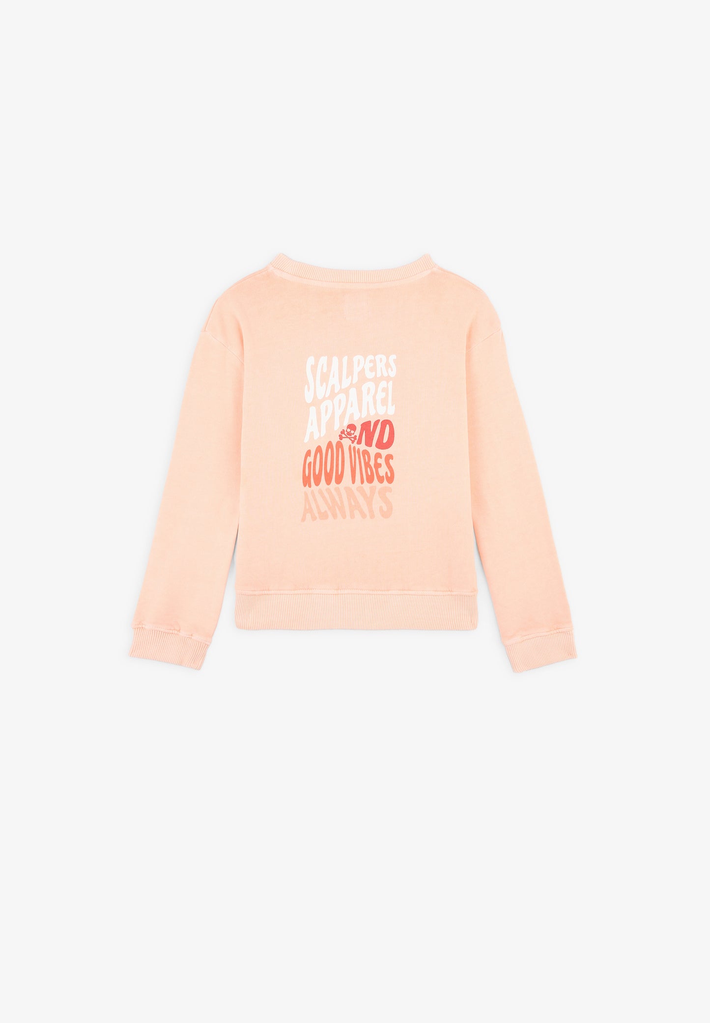 SUDADERA PRINT TRASERO GOOD VIBES