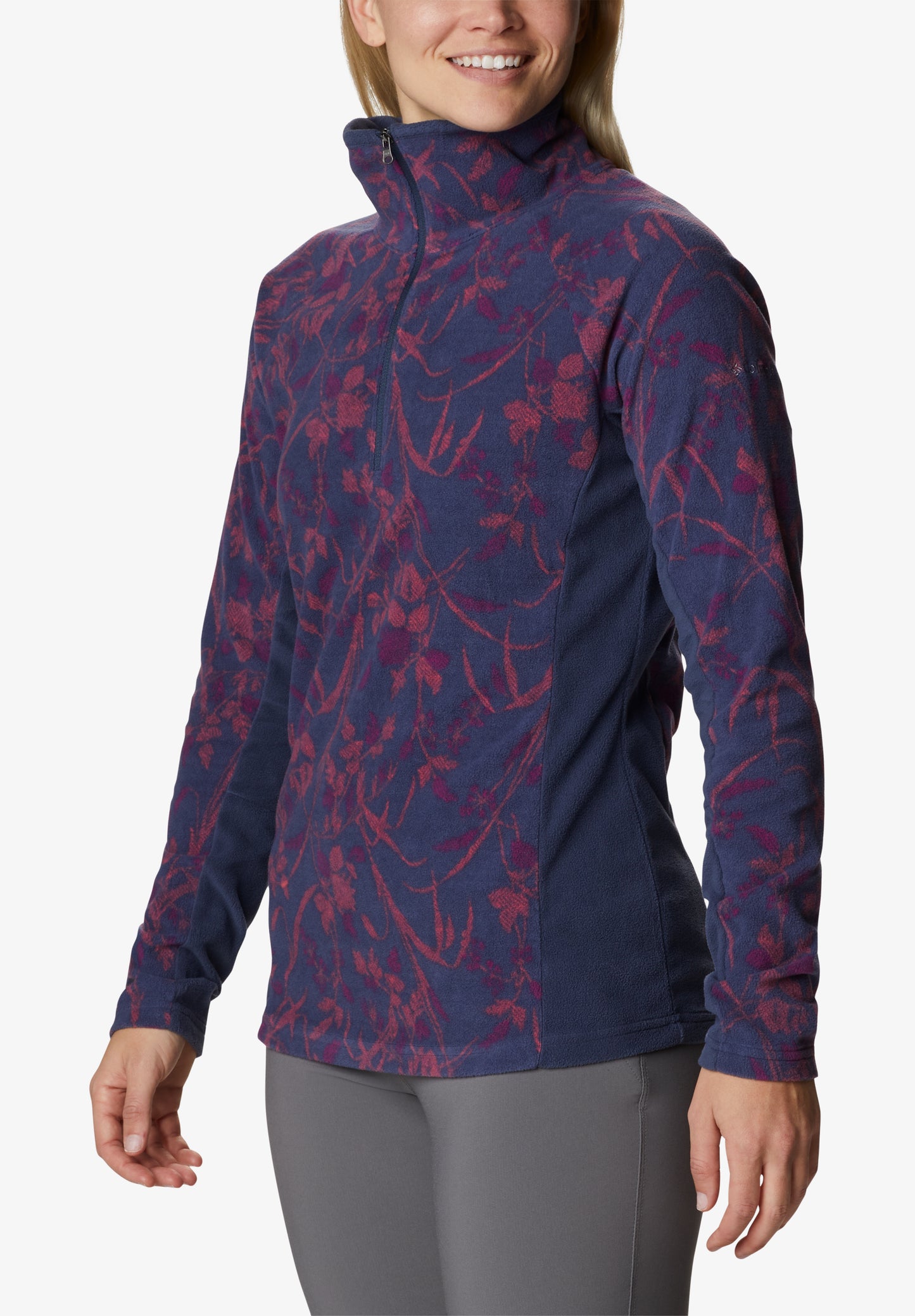 COLUMBIA | CHAQUETA MEDIA CREMALLERA GLACIAL IV PRINT MUJER