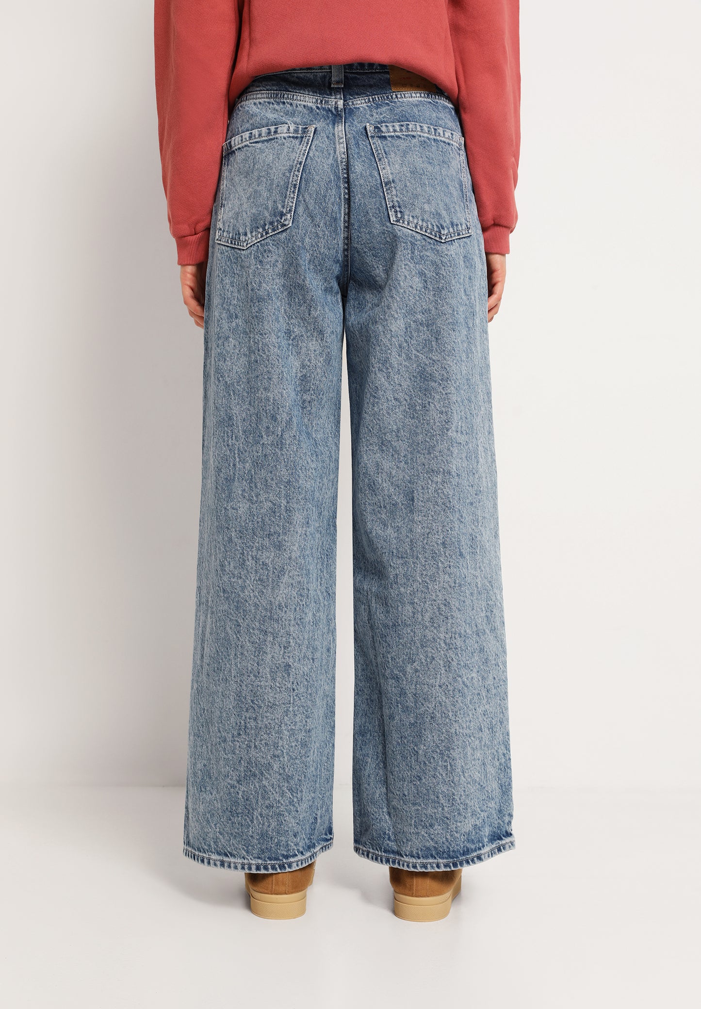 AMERICAN VINTAGE | PANTALÓN 5 POCHES BIG DROIT LONG TAILLE BASSE MUJER