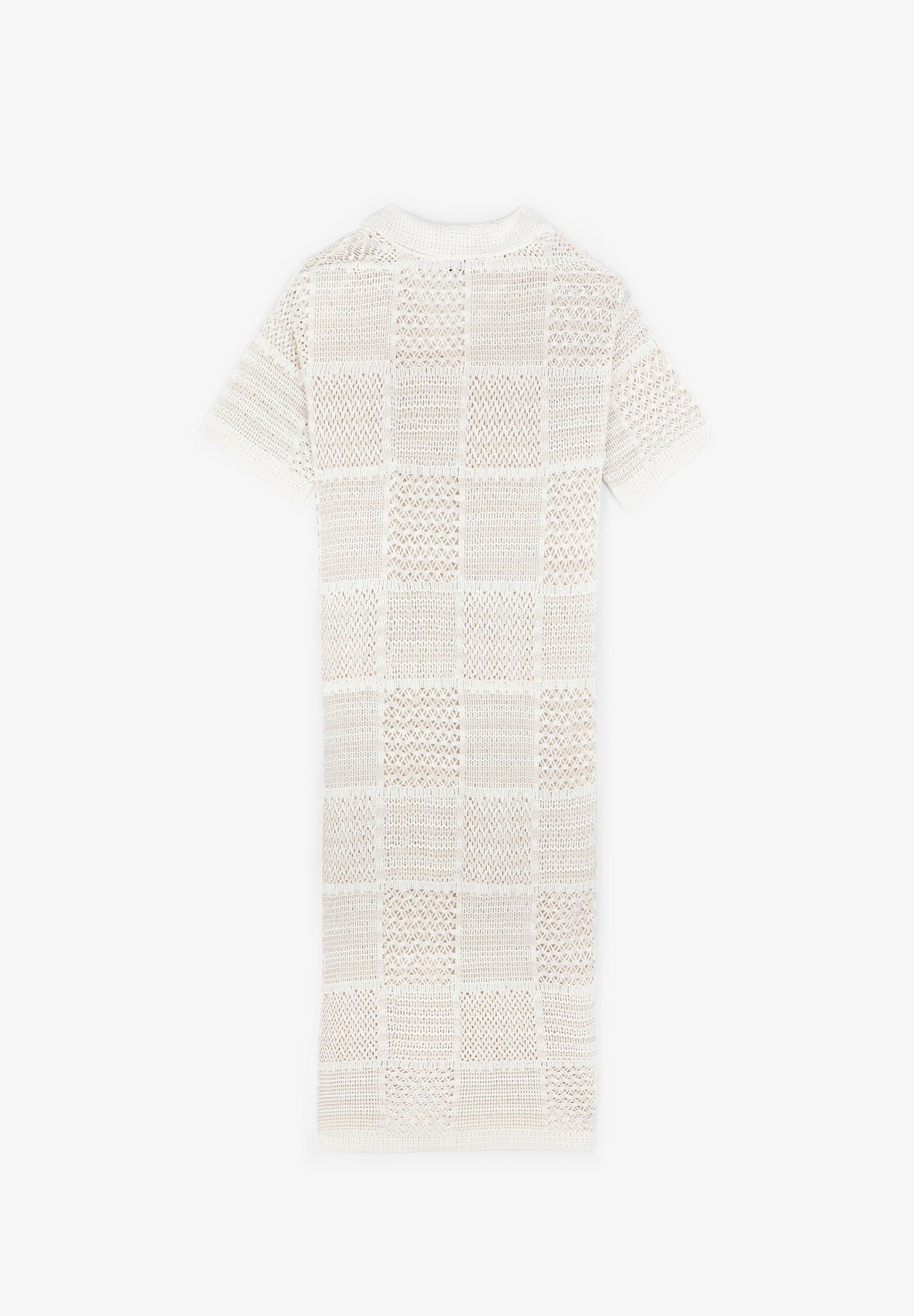 VESTIDO CROCHET MANGA CORTA