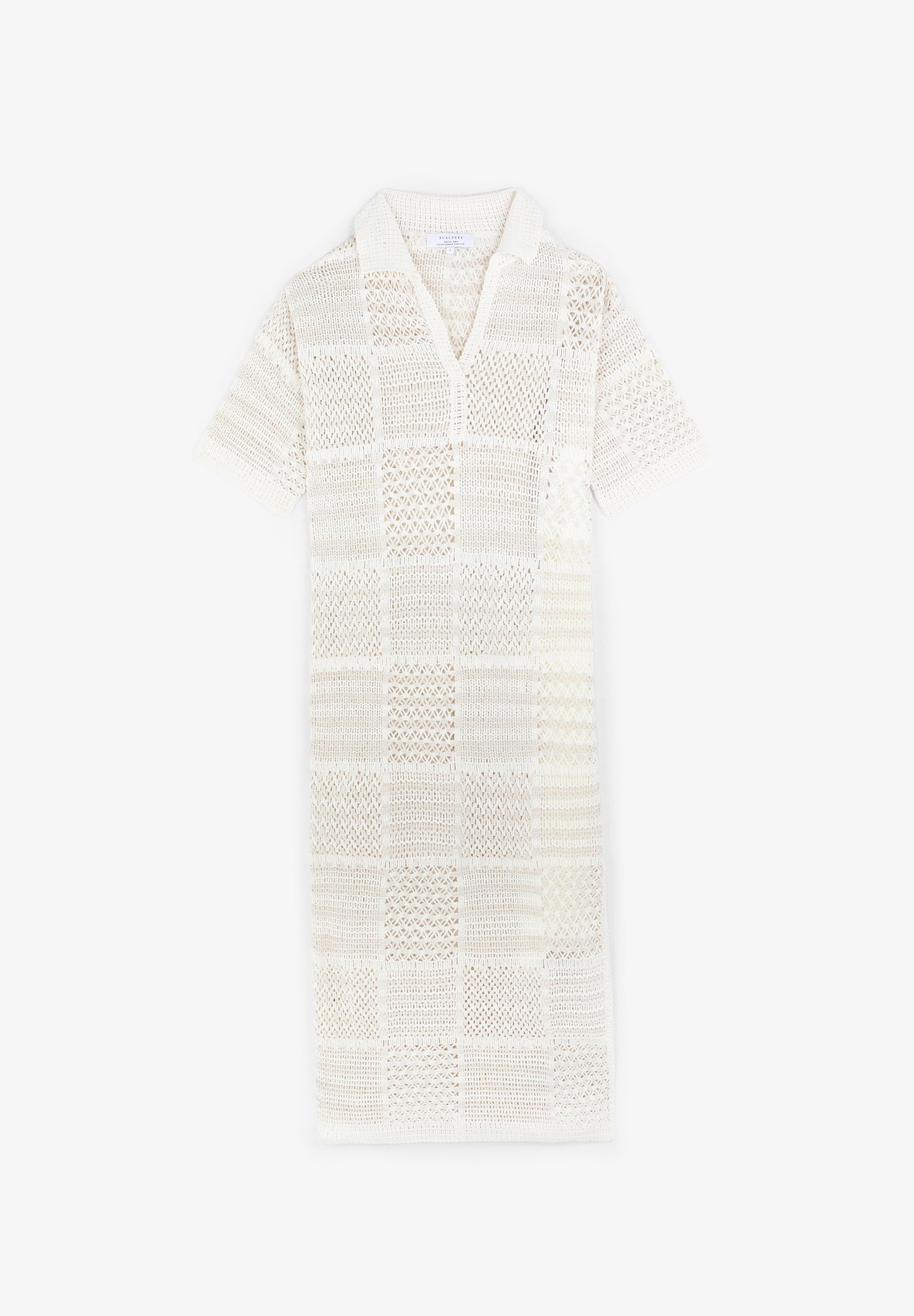 VESTIDO CROCHET MANGA CORTA