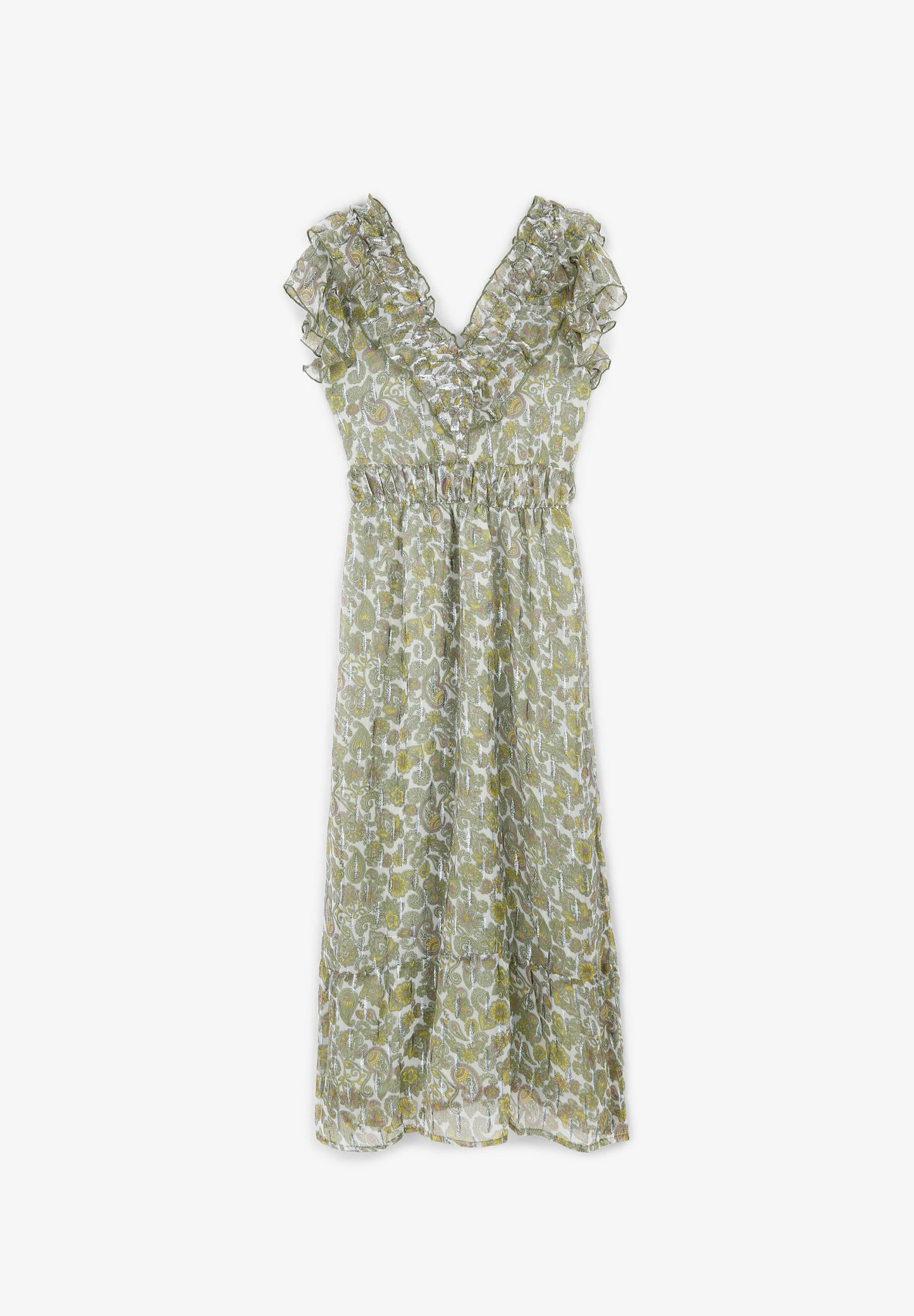 VESTIDO MIDI PRINT PAISLEY