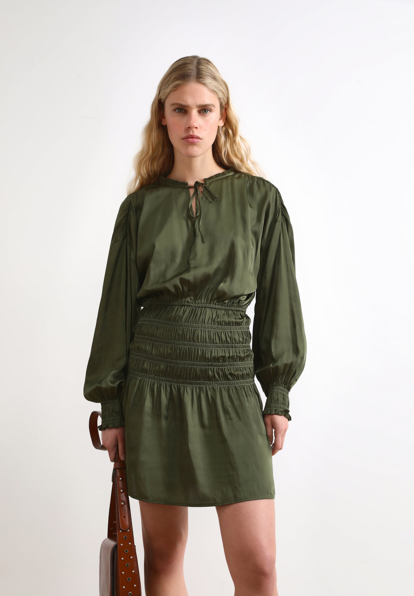 VESTIDO MINI NIDO DE ABEJA