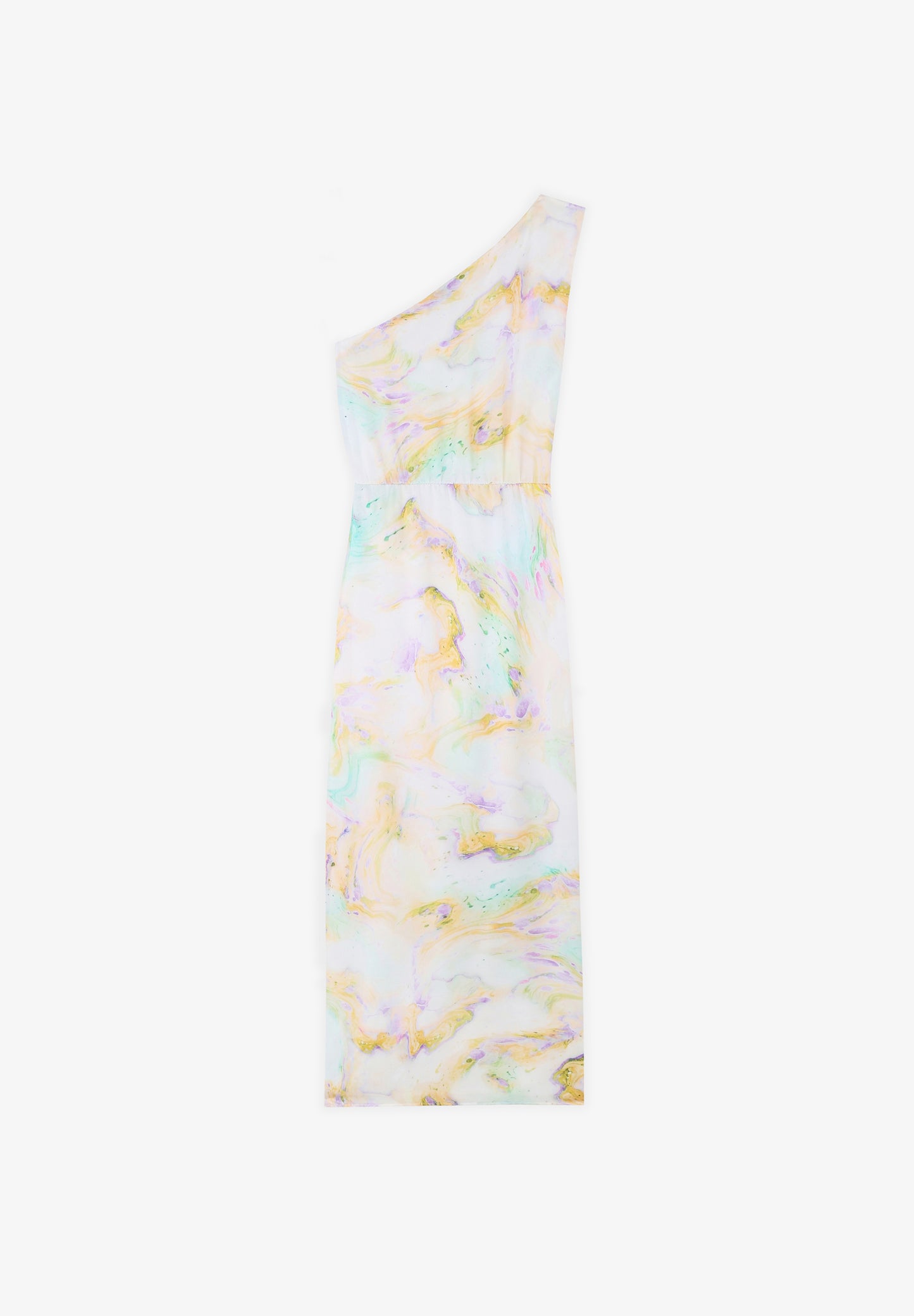 VESTIDO MIDI ASIMÉTRICO