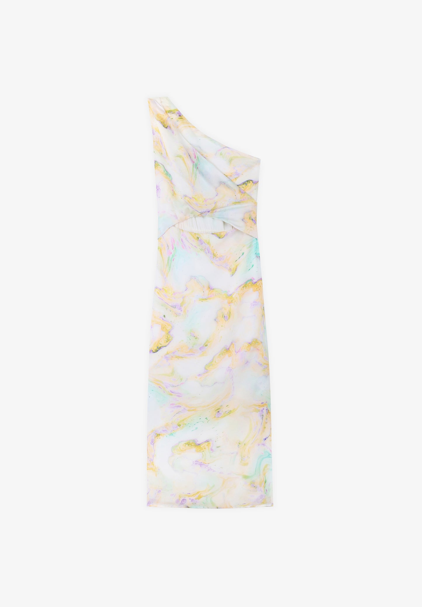 VESTIDO MIDI ASIMÉTRICO