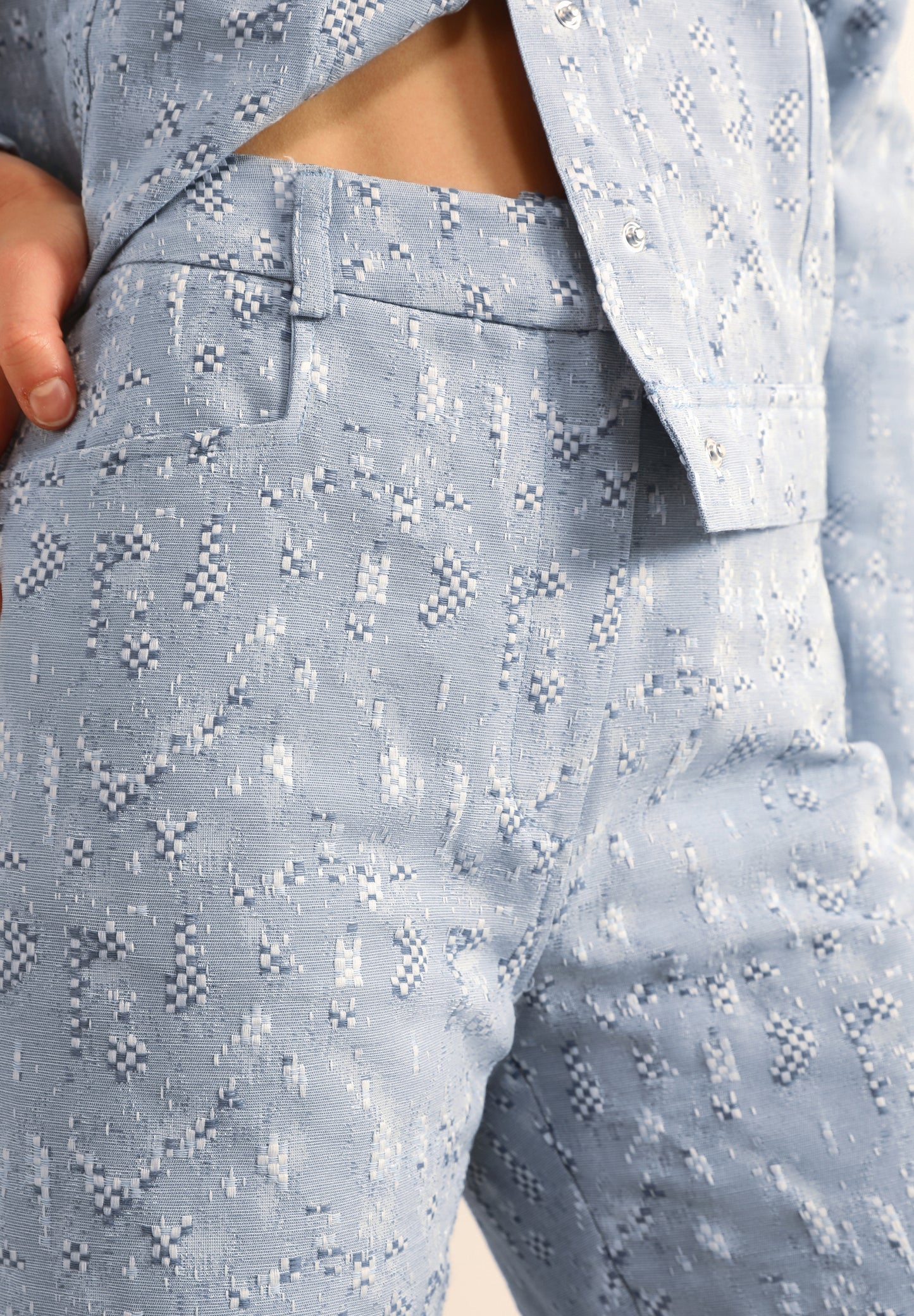 PANTALÓN FLARE JACQUARD