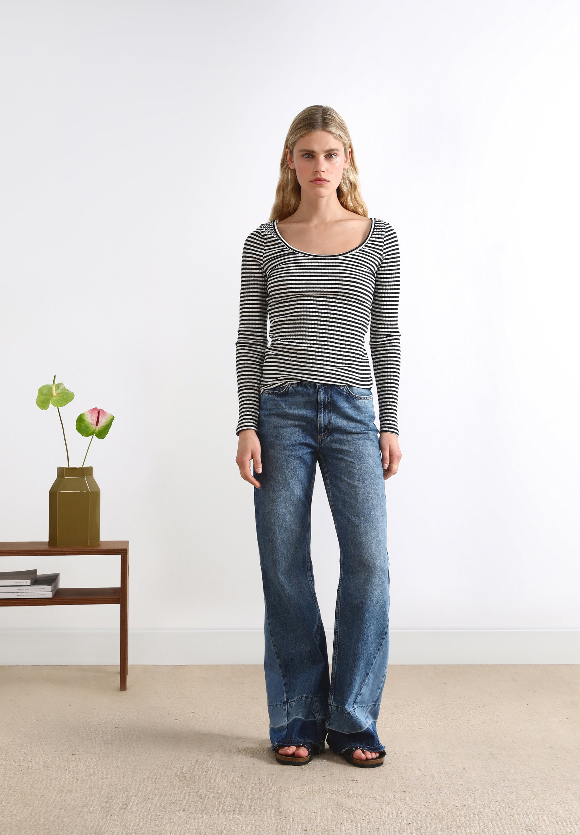 CAMISETA RAYAS BICOLOR