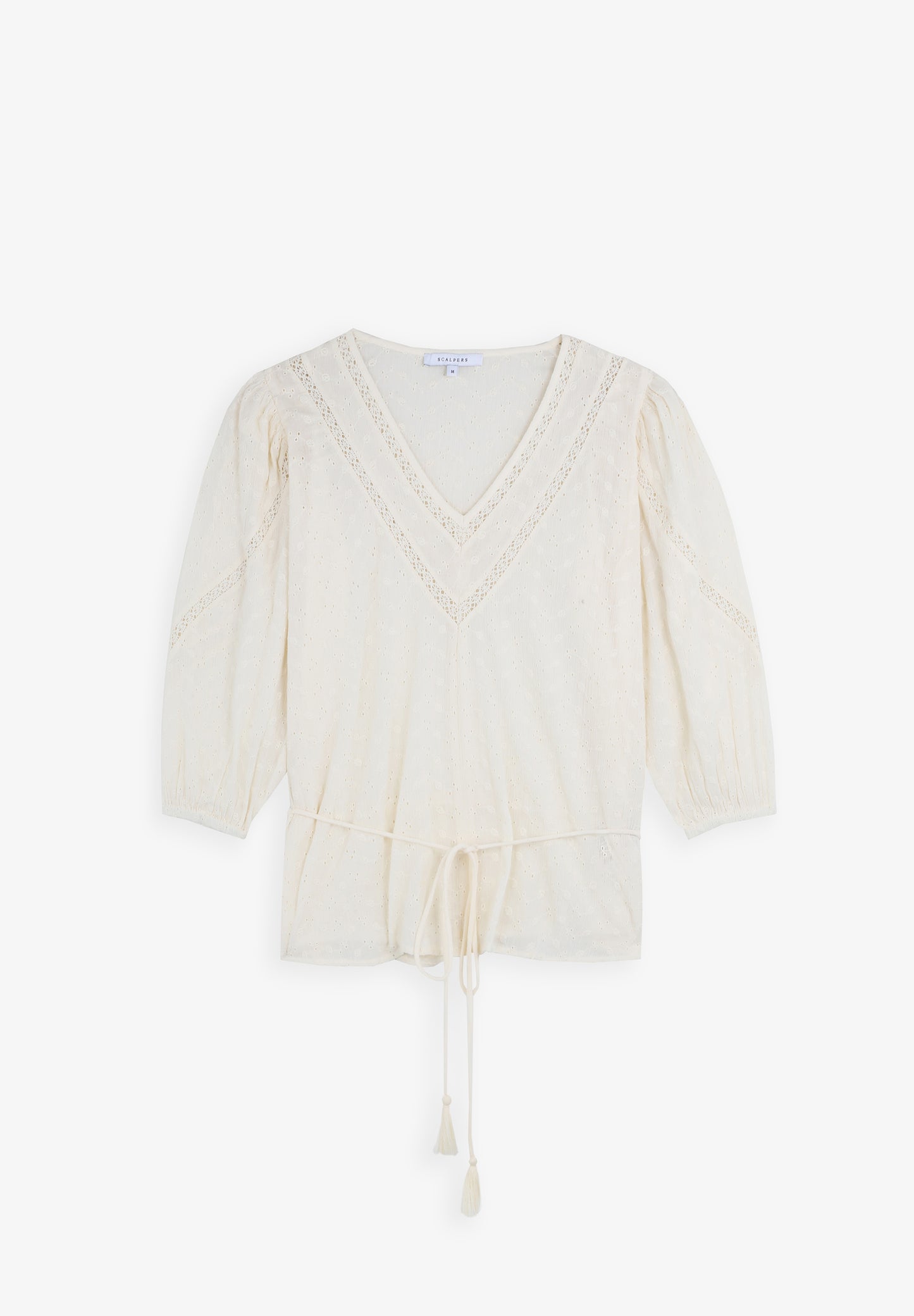 BLUSA MANGA CORTA BRODERIE