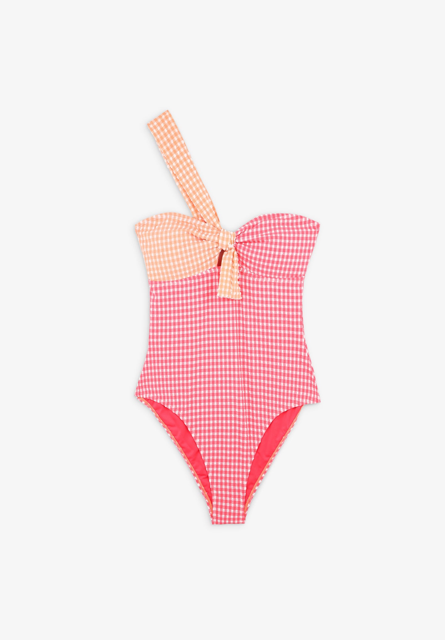 BAÑADOR ASIMÉTRICO VICHY