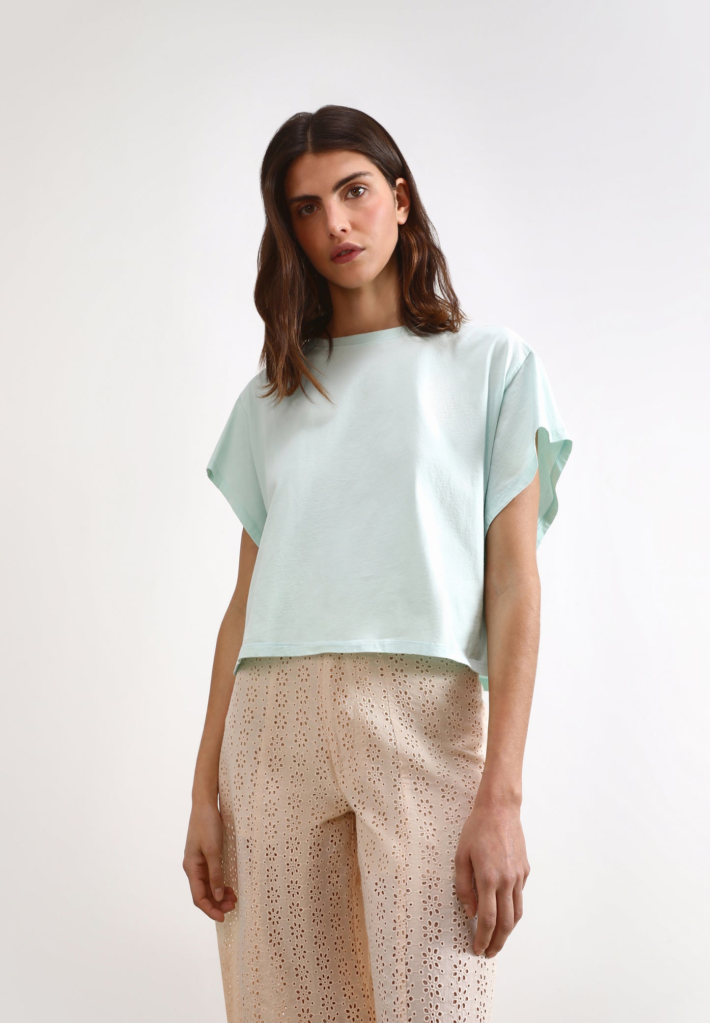 CAMISETA MANGA FLUIDA