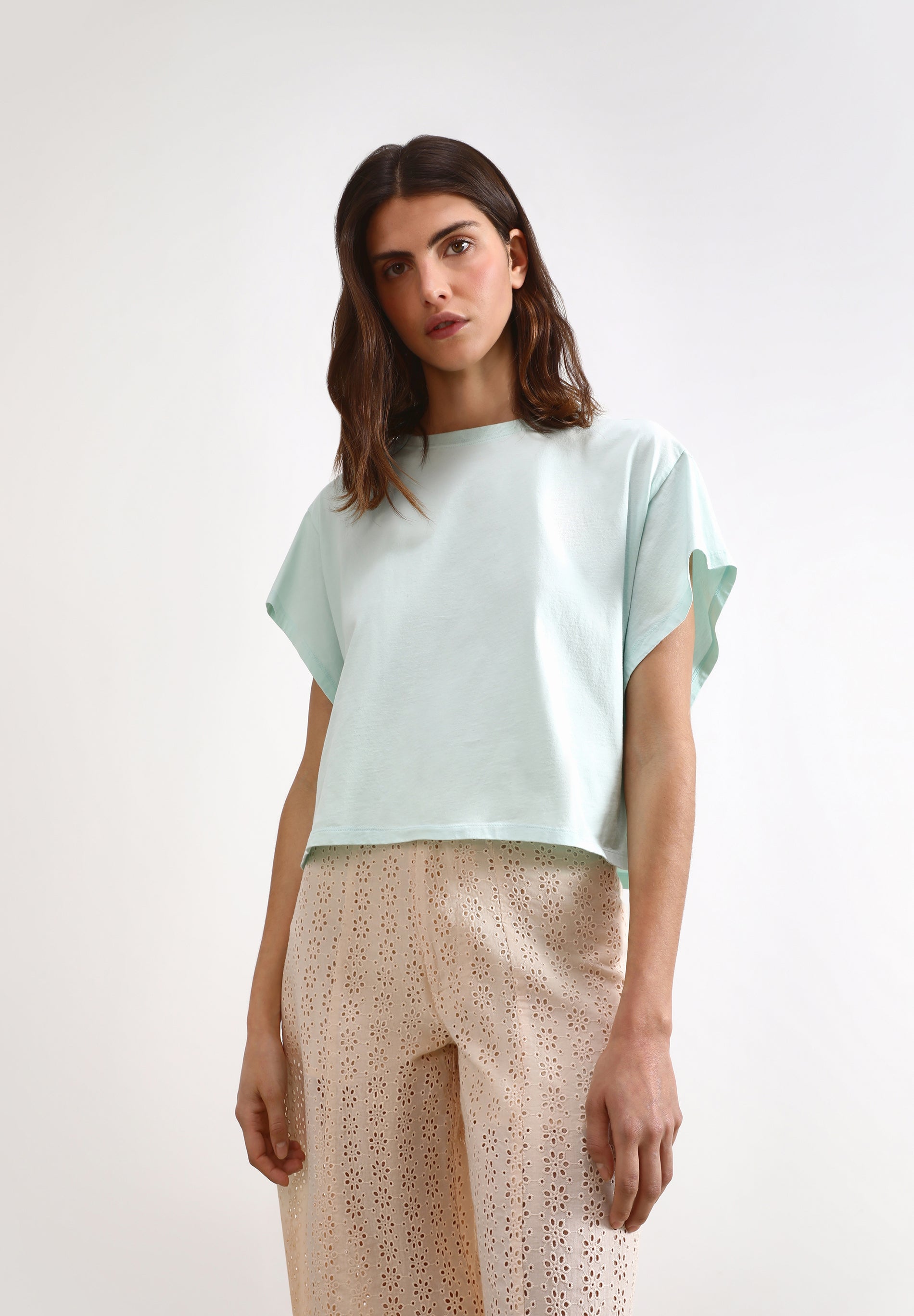 CAMISETA MANGA FLUIDA