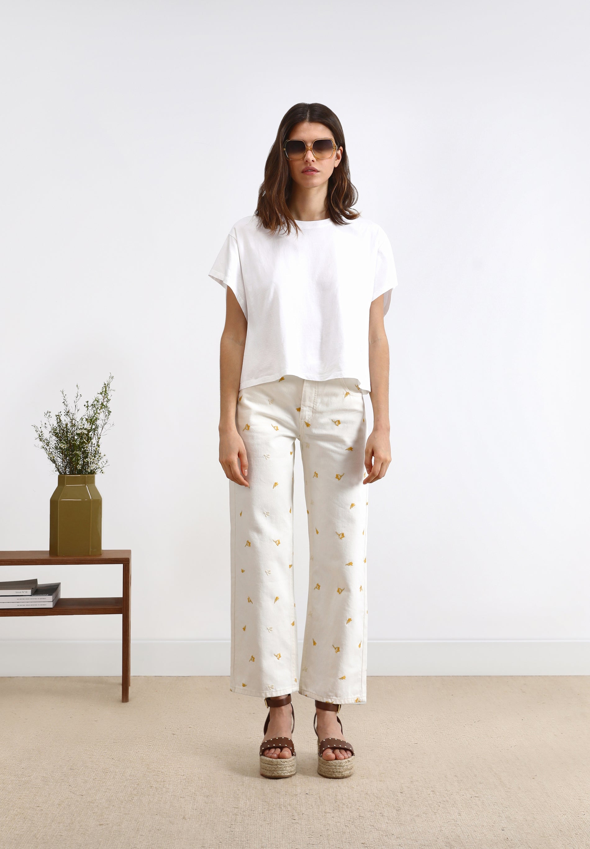 CAMISETA MANGA FLUIDA