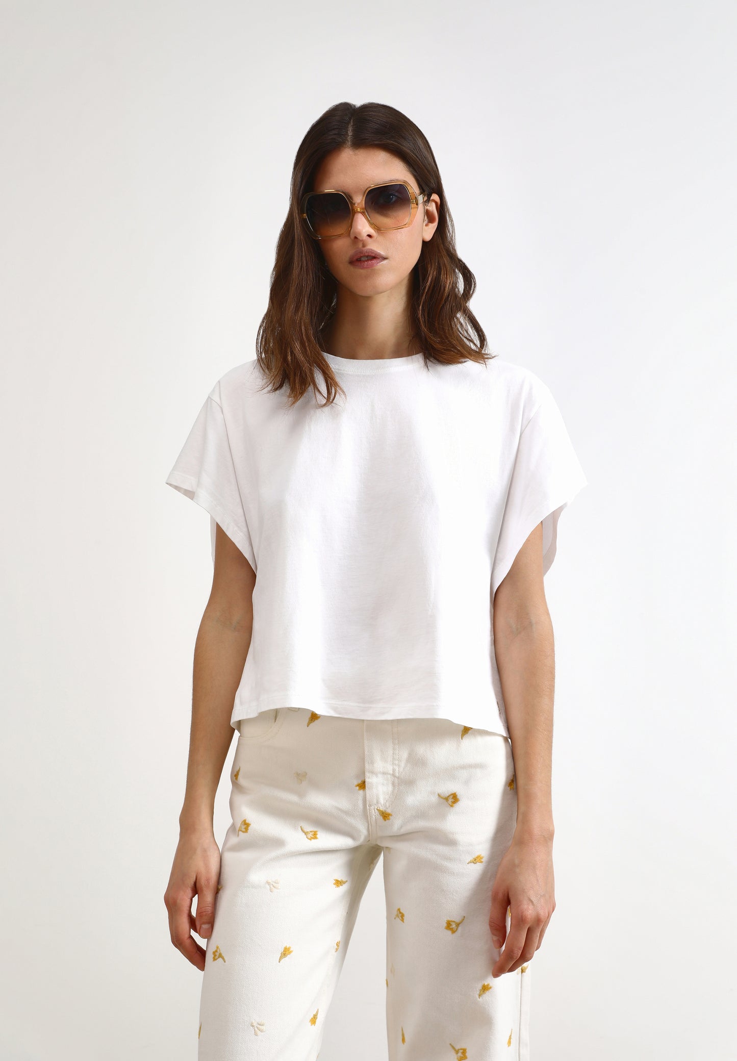 CAMISETA MANGA FLUIDA