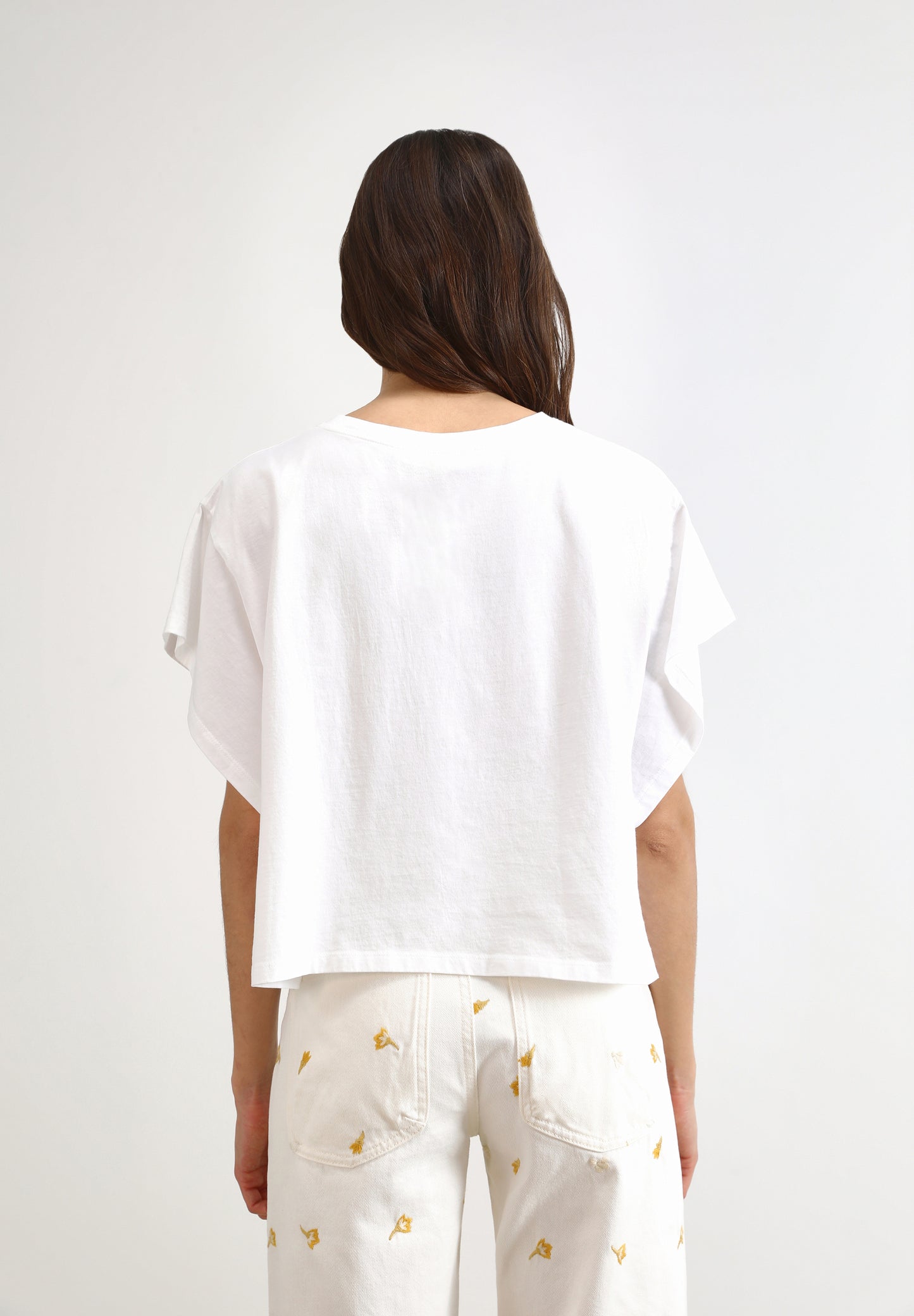 CAMISETA MANGA FLUIDA