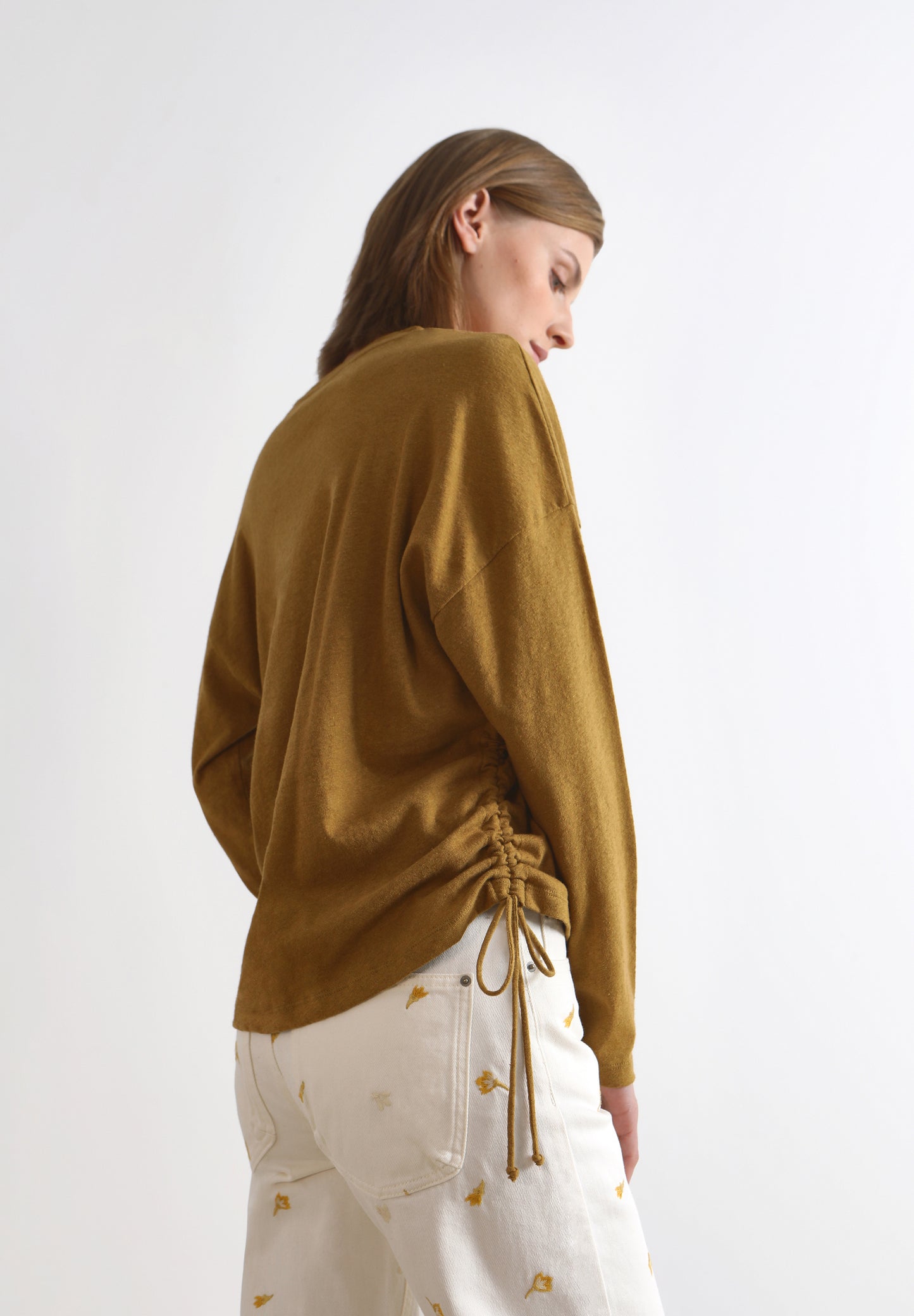 CAMISETA LINO MANGA LARGA