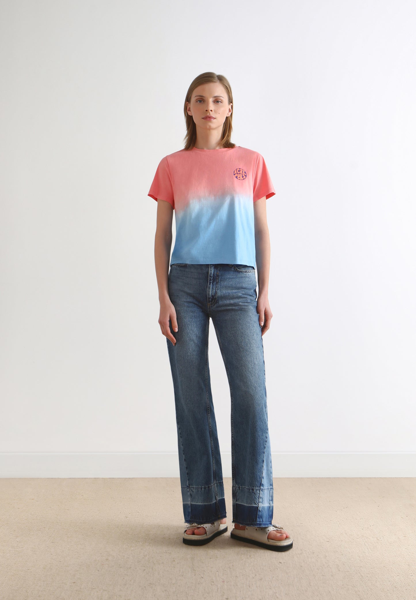 CAMISETA BICOLOR LOGO