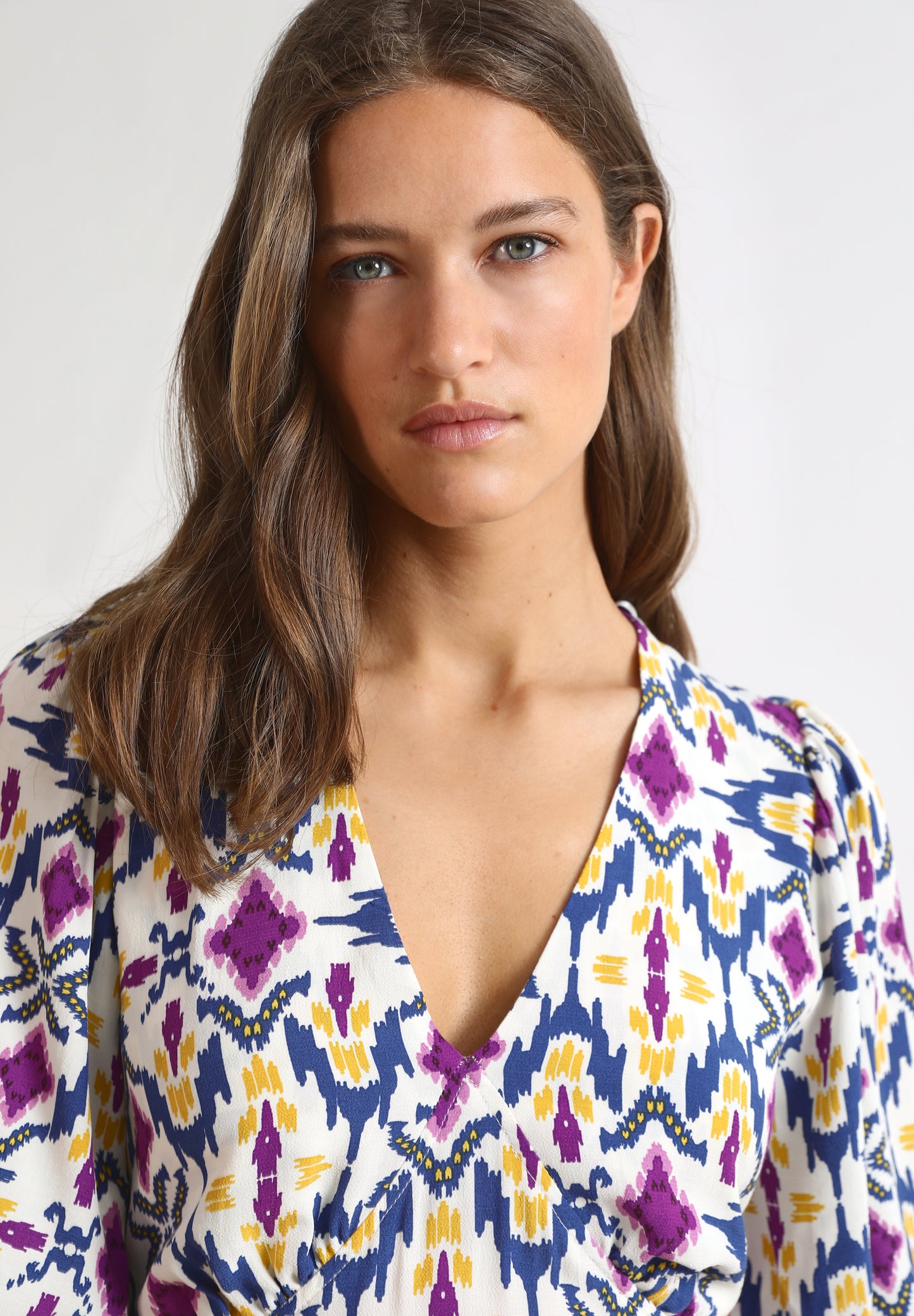 VESTIDO MIDI PRINT ABERTURA ESPALDA