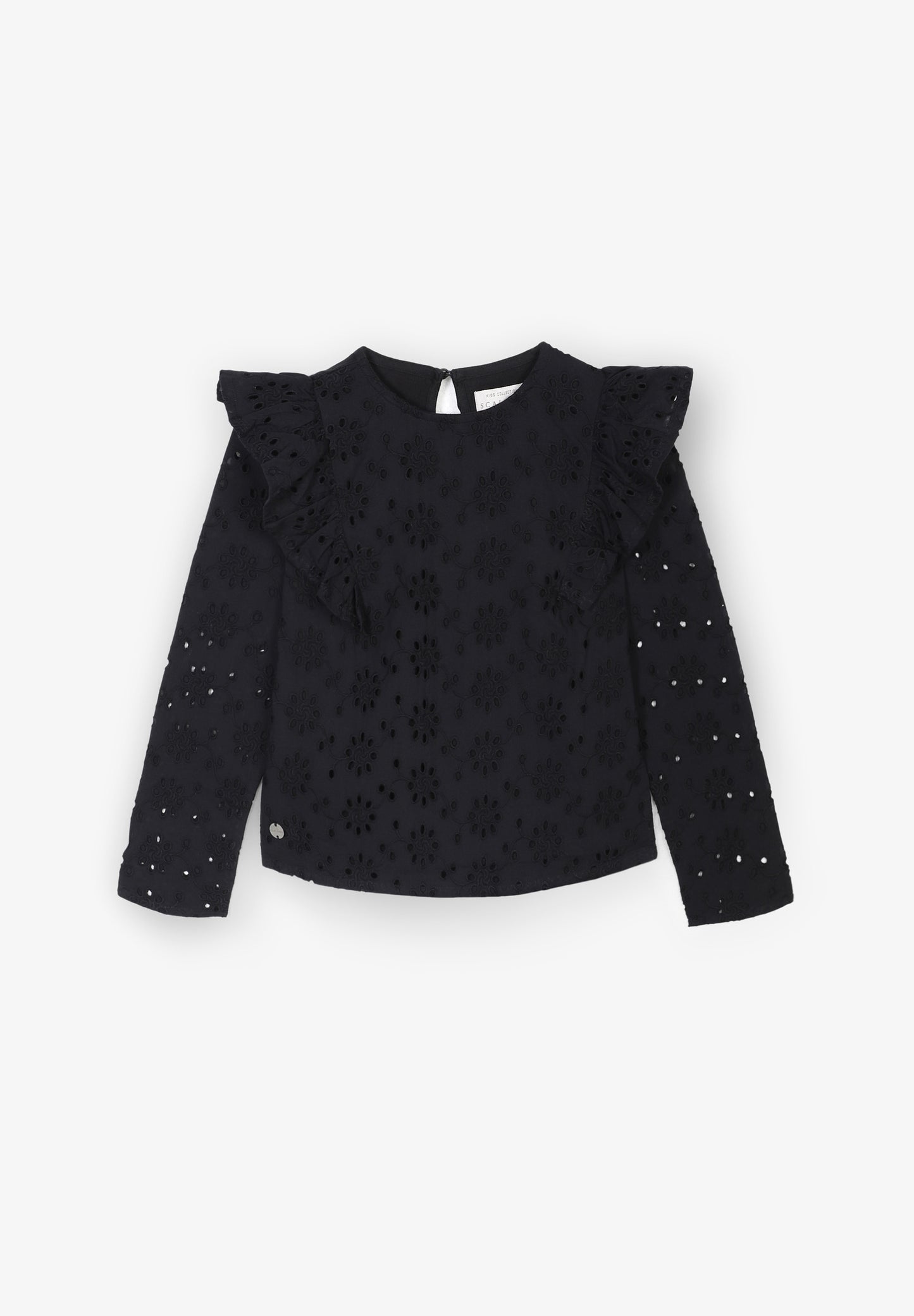 BLUSA CALADOS VOLANTE