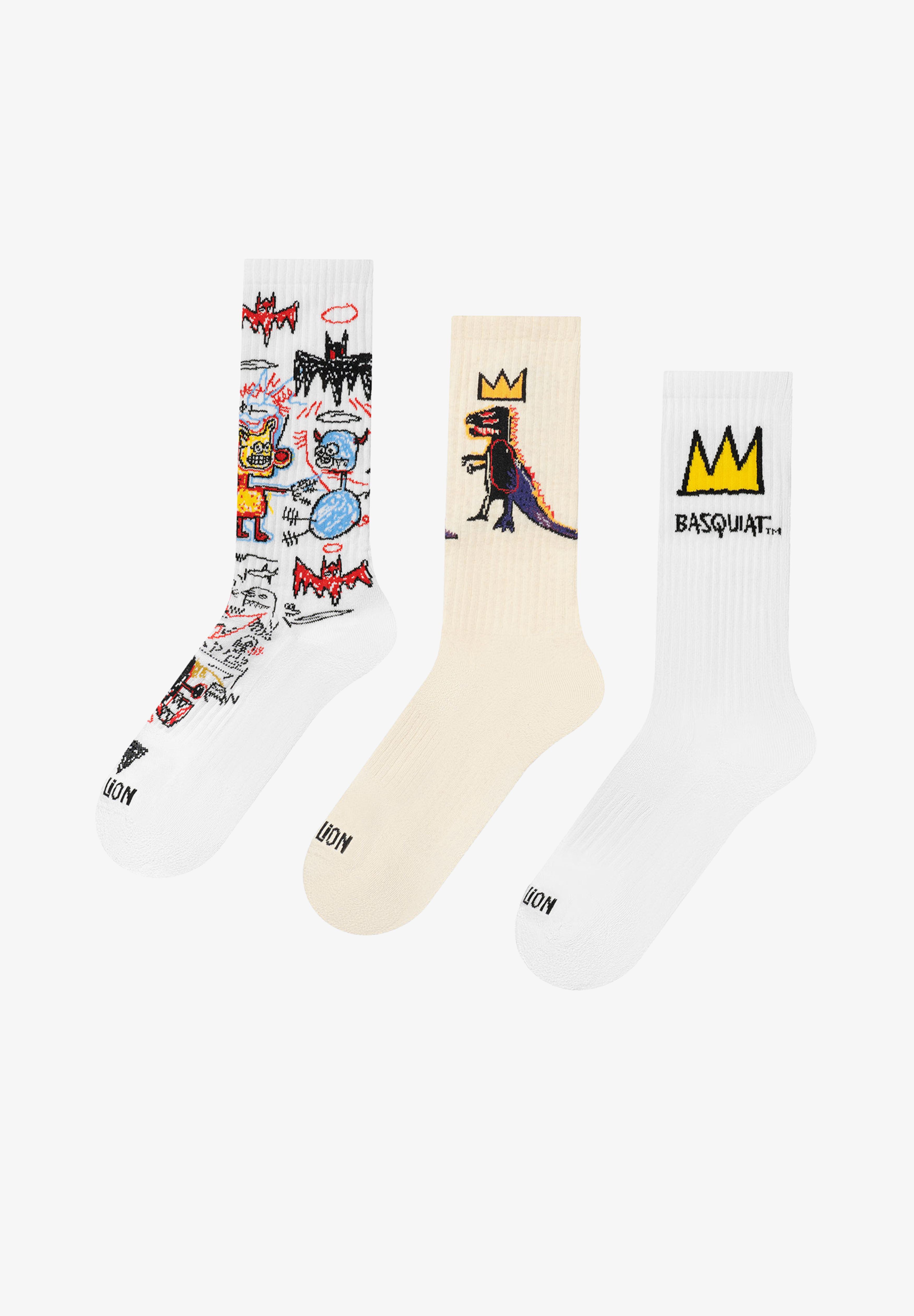 JIMMY LION | PACK CALCETINES ATHLETIC BASQUIAT - Scalpers