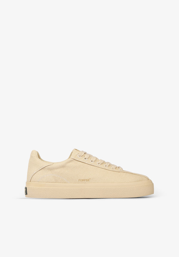 POMPEII BRAND | SNEAKERS DART TWILL OYSTER