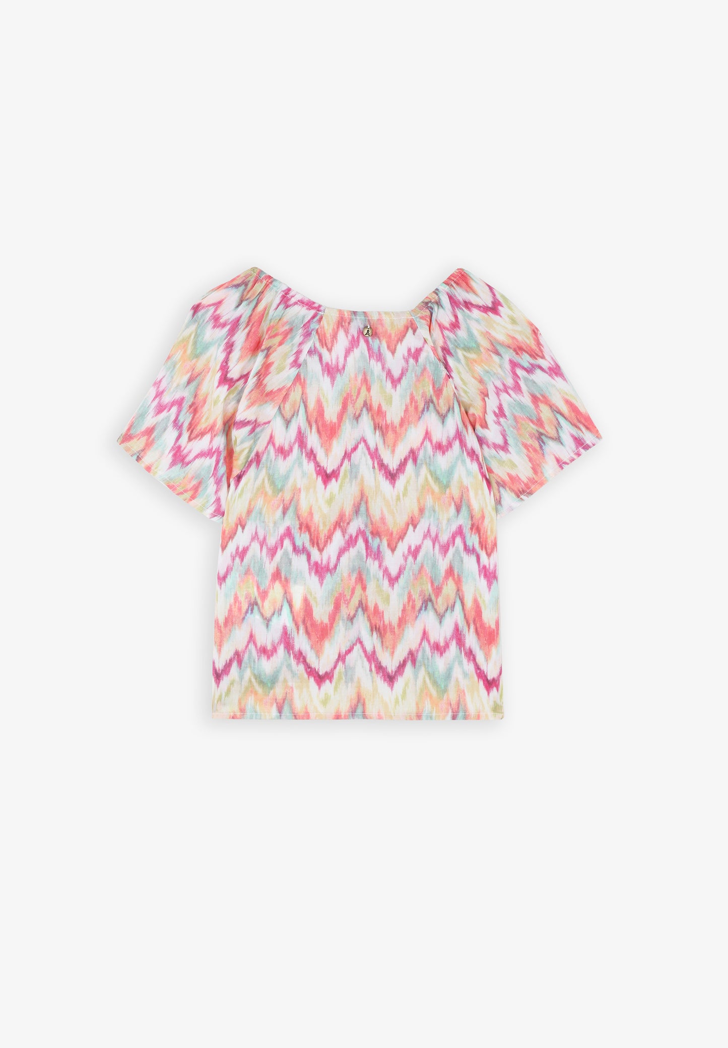 BLUSA IKAT FRUNCE