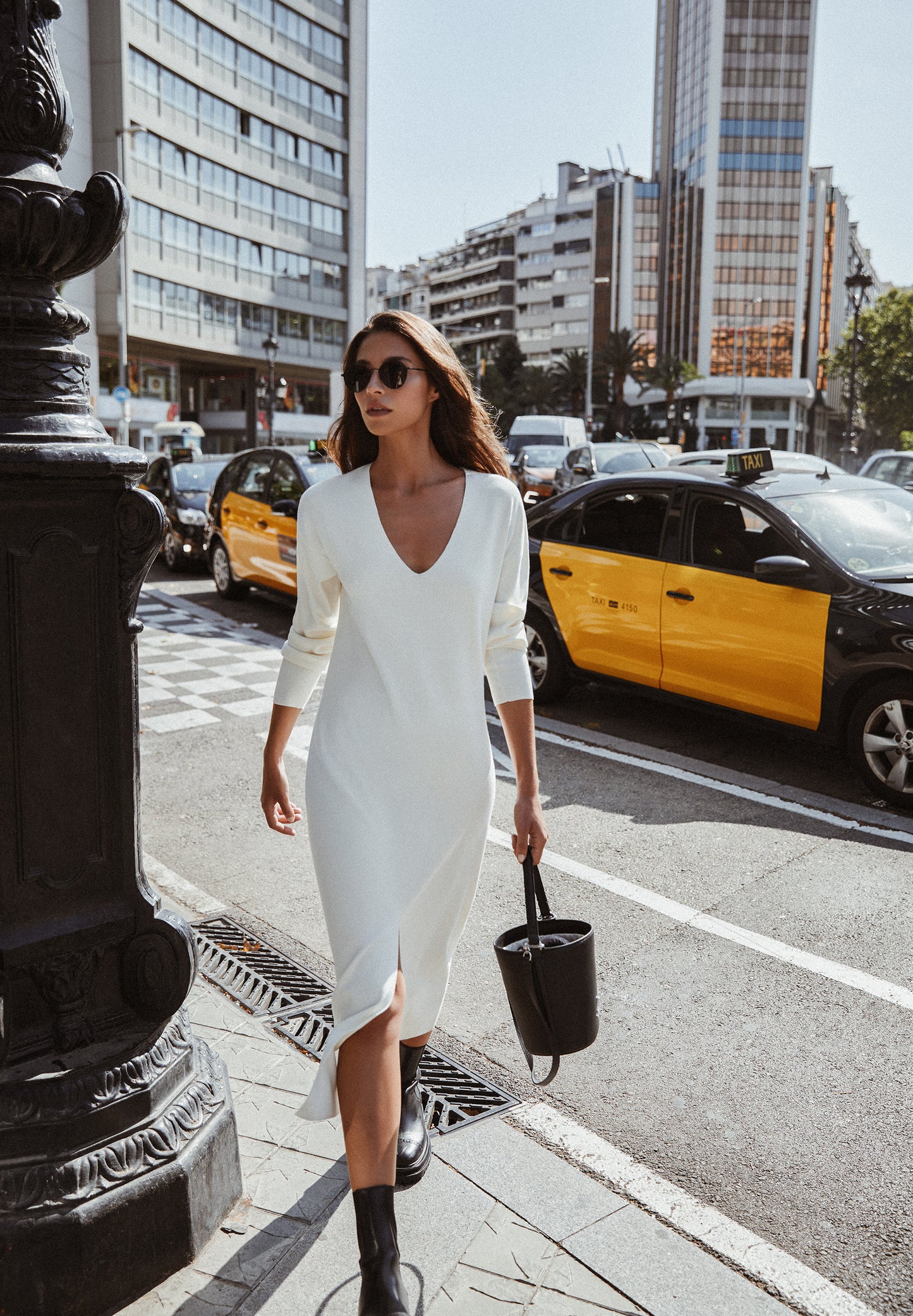 VESTIDO PUNTO LAZADA