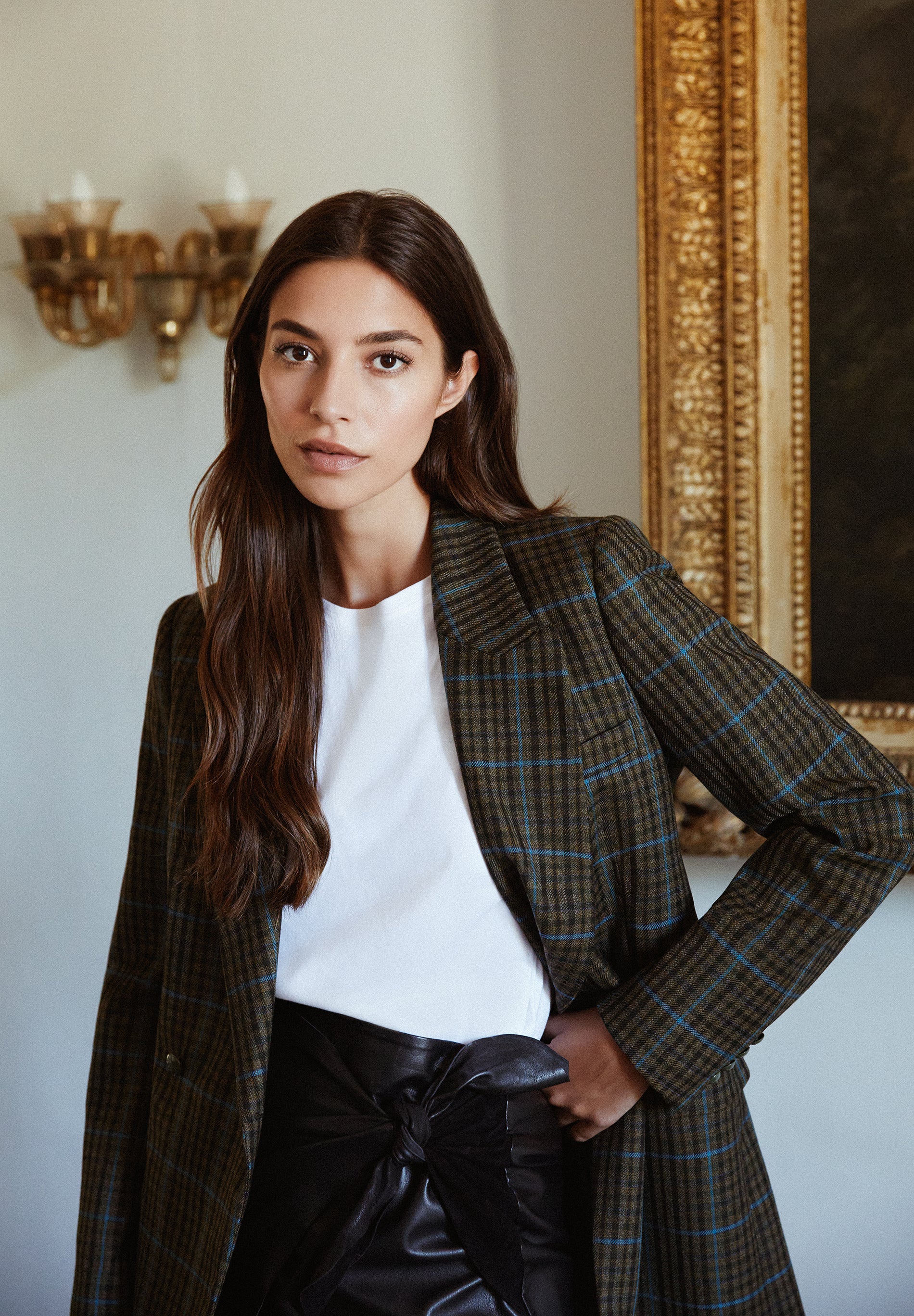 BLAZER CUADROS CRUZADA