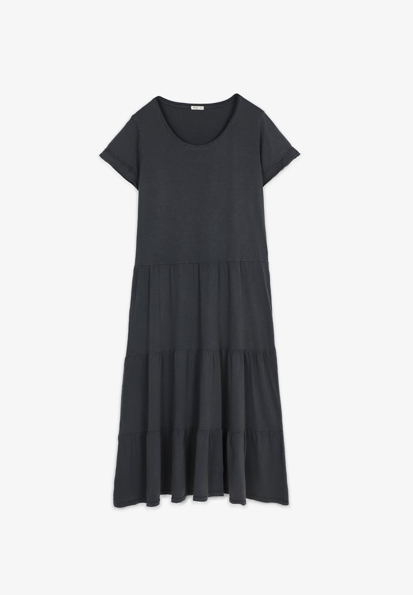 MI&CO | VESTIDO CUELLO REDONDO VOLANTES