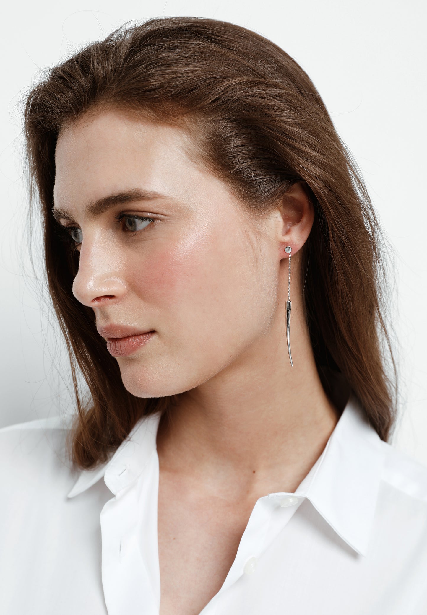 PENDIENTES LARGOS CUERNO